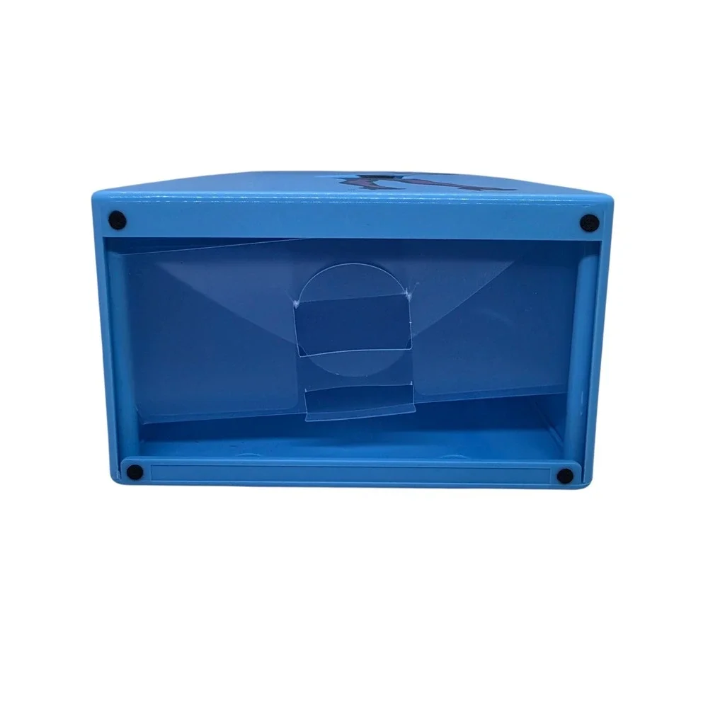 Vintage Style Pin Up Girl Tissue Box Cover Blue Wall Mount Retro Kitsch Decor